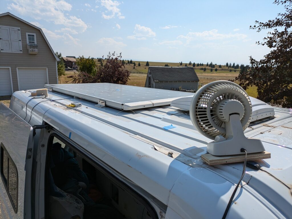 fan to simulate wind